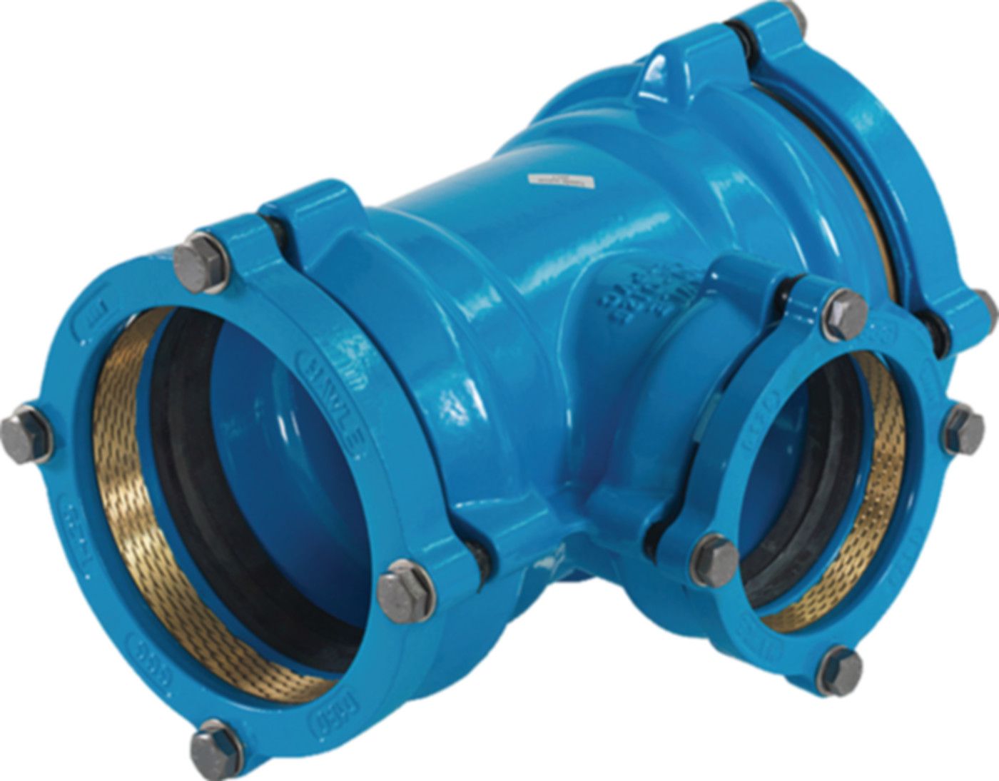 T-Stück mit Steckmuffen 7260 d 225/110mm - Hawle System 2000