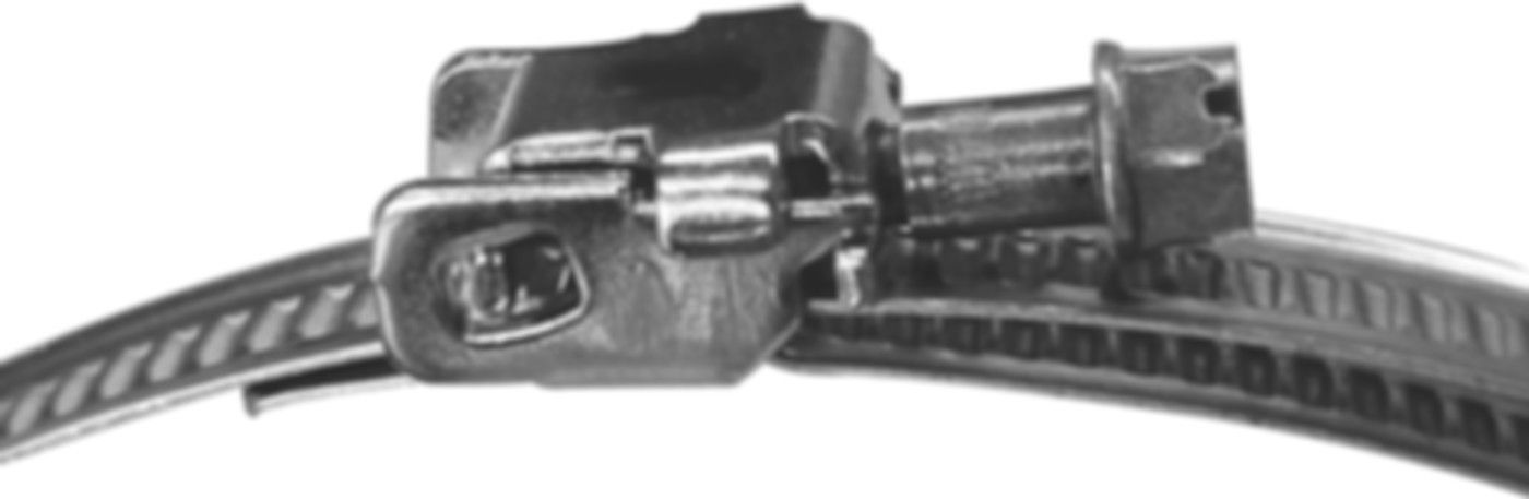 Bridenband Cr-Ni Stahl 9 mm Bridenkopf galv. 50 - 110 mm - Flexible Lüftungsschläuche