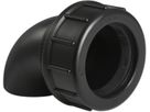 Bogen 90° m/Verschraubung 363.877.16.1 d 56mm - Geberit-PE-Formstücke