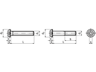 Lins-Schr I-6kt INOX A4 BN8699 M8x35 - Bossard Schrauben