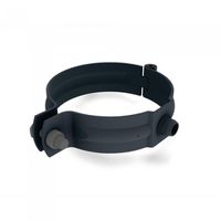 Rohrschelle für Ablaufrohr, mit M10 Gewinde Ø60 mm, P.10 anthrazit 202800 - PREFA Dachentwässerungssysteme