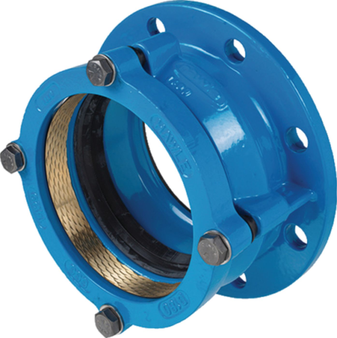 Flansch-Steckmuffen-Übergang 7200 DN 80 / d 75mm - Hawle System 2000