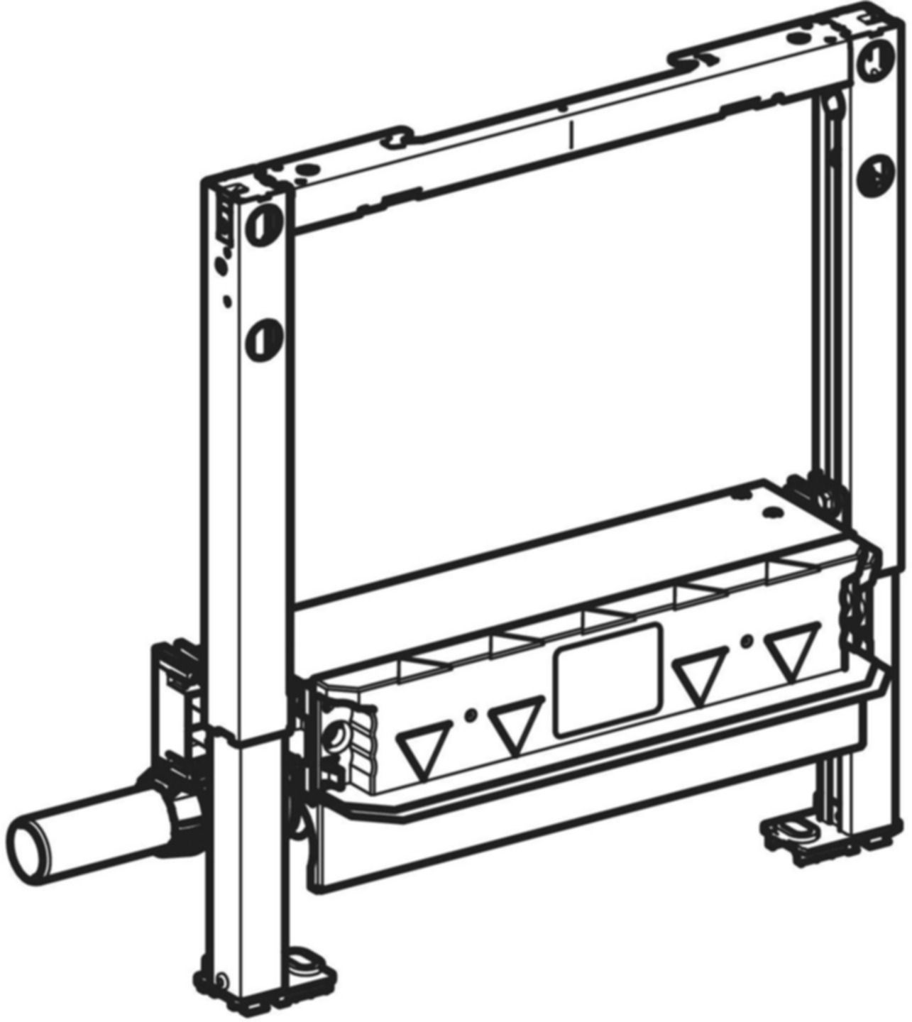 Duschelement mit Wandablauf 40mm niedrige Bauhöhe 111.593.00.2 - Geberit-Duofix
