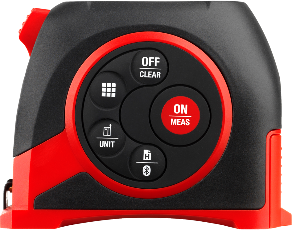 METEC Digitales Rollbandmass 2 x 1.5V (AAA) Batterien, Gürteltasche, Quickstart - Längenmessen