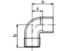Löt-Winkel 7094 28- 1" 767 094 024 - GF Lötfittings