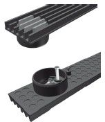 Hydroline Flachrinne aus Guss L=500mm, H=31mm - BGS Vollguss- / Edelstahlrinnen