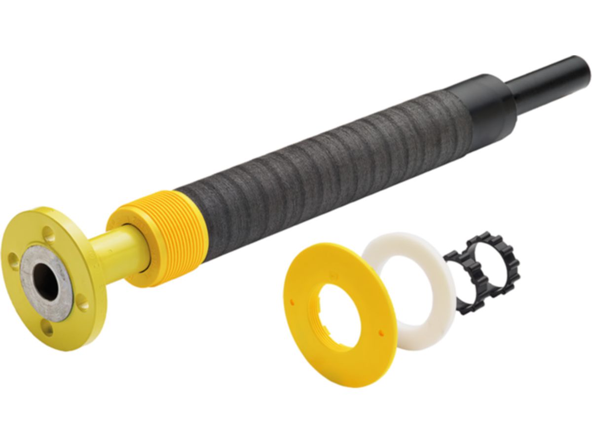 RMA Hauseinführung für Gas PN 5 Typ A gerade mit Flansch d 63mm / DN 50 ...