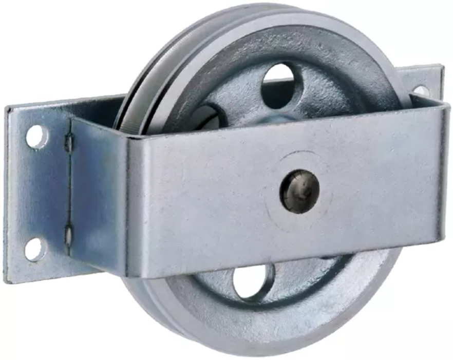 WEBI Seitenrollen, mit Gleitlager 166/100mm, Guss verzinkt - Seilrollen