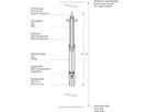 Einbaugarnitur, teleskopisch kurz 9601 DN 3/4" - 2" GT = 1,00 - 1,36m - Hawle Schieberzubehör