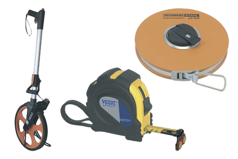Rollmeter, Rollbandmass, Messräder