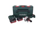 Akku-Winkelschleifer WB 18 LT BL 11-125 Quick 18V, Ø-Scheiben 125mm, 2x 5.5 Ah + ASC145 - Metabo Elektrowerkzeuge