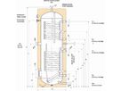 Doppel-Registerboiler Solar 300 L HTP 302 Premium 1810 x 650 mm ohne Heizelement (902631) - Atlantic-Wassererwärmer