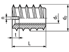 Einschraubmuttern Rampa® B St vzb BN240 M4x8x10 - Bossard Schrauben