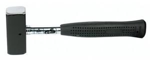 Handfäustel 1000g, L= 280mm, Stahlrohrstiel gummiert - Bauwerkzeuge