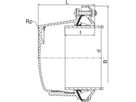 Endkappe zugfest DN 80 Spannbereich 85,7-107,0mm 670 205 - Friagrip-Kupplungen