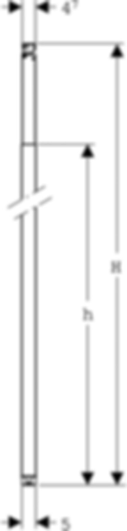 Systemständer H=220-280cm 111.871.00.1 - Geberit-Duofix