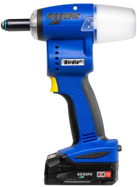 GESIPA Blindnietsetzgerät Birdie® CAS 18V , 1x 2.0 Ah , Ladegerät , in L-Boxx - Gesipa-Nieten