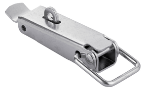 CHARMAG Kistenverschluss mit Oese L=112mm, verzinkt - Scharniere, Verschlüsse und Zubehör