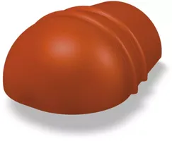 PREFA Gratreitervorkopf glatt 04 P.10 Ziegelrot 110325 - PREFA Dachsysteme