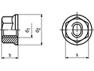 Sich-Mu Flansch Ganzmetall St 8 vzb BN6782 DIN6927 M12 - Bossard Schrauben