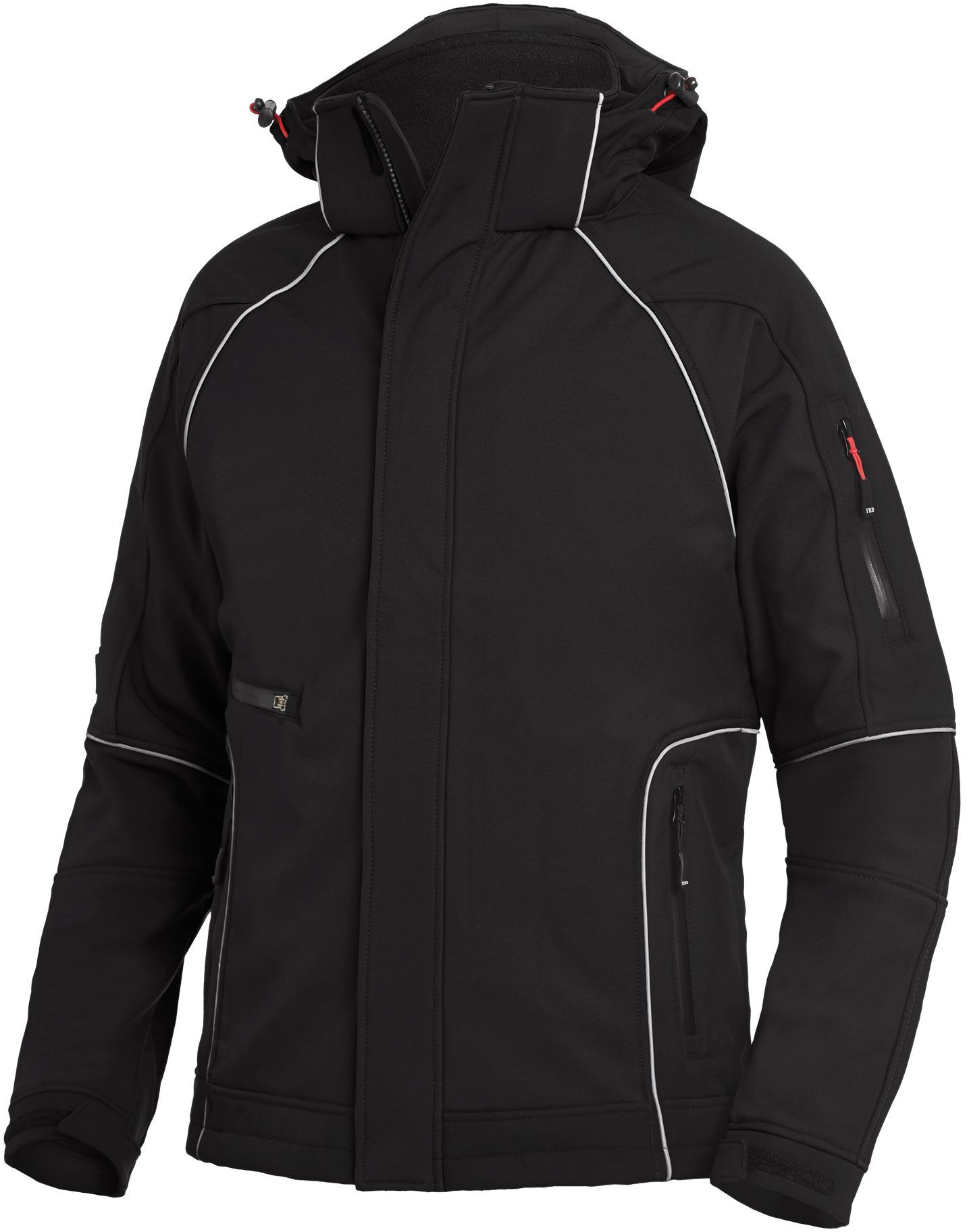 FHB WALTER Softshelljacke schwarz Gr. 4XL - Textilien