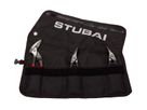 STUBAI Mini Scheren-Set 3 tlg S2739 , PVC Isolierung in Rolltasche - Spenglerwerkzeuge