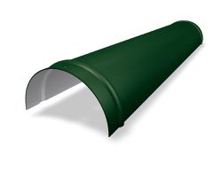 PREFA Grat- und Firstreiter glatt, 06 P.10 Moosgrün 110347 - PREFA Dachsysteme