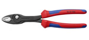 KNIPEX Frontgreifzange TwinGrip 82 02, L=200mm, für Ø und Schlüsselweiten 4-22mm - Zangen, Schneiden