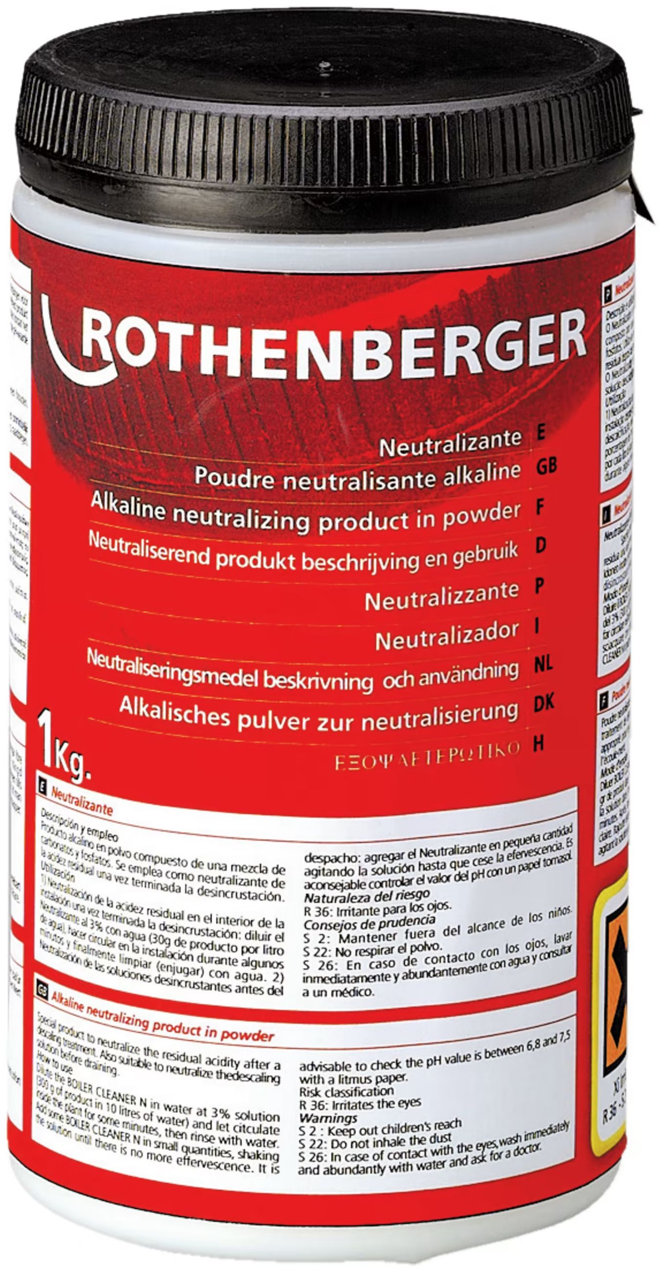 ROTHENBERGER Neutralisationspulver Rocal 1 kg - Gewindeschneiden