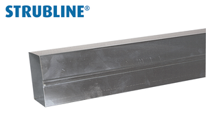 Ablaufrohre eckig gef.a 1 M 58/58 203 "Strubline" - Cr-Ni Spenglereihalbfabrikate