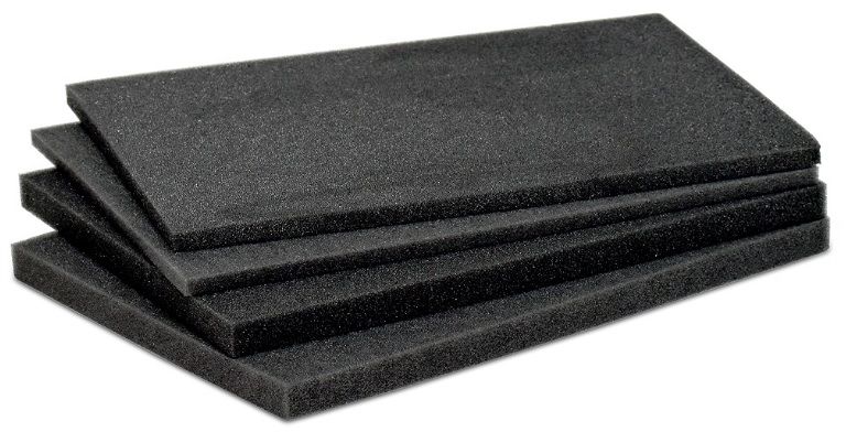 Schaumstoffeinlage, zu Koffer, anthrazitgrau 360x260x117 mm - Utz Behälter