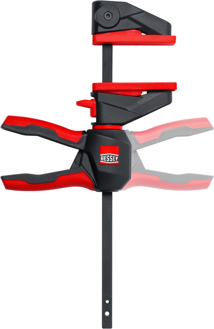 BESSEY Einhandzwinge-Set 2tlg. EZ360S 110/40 Griff 360° drehbar, 12-stufig - Bauwerkzeuge