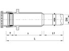 Einbauschlaufe mit Schraubmuffe 5344 Baio DN 100 - Hawle Armaturen