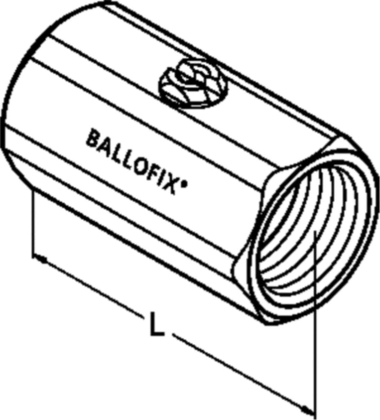 Kugelhahnen ohne Griff Ballofix-R 3/8 - Ballofix/Broen-Armaturen
