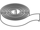 Bandage selbstklebend, für Körperschall- Entkoppelung 300.007.00.2 - Geberit-Dämmung / Brandschutz