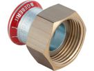 Übergangsverschraubung 88.9 -31/2" 25046 Überwurfmutter Messing - Mapress-Heizung Supersize-Formstücke