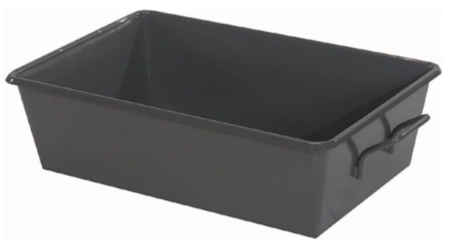 Pflastermulde, eckig, Stahlblech 50L, 65 x 44 x 20cm - Bauwerkzeuge