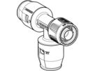 T-Stück 20mm-20mm-1/2" 651.503.00.1 mit MasterFix - Geberit-Push Fit-Formstücke