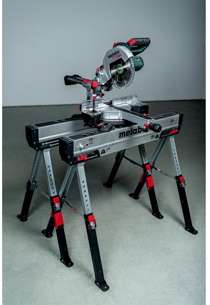 Arbeitsbock-Set MAB 82 H=615-820mm , Max 590 Kg/stk - Metabo Elektrowerkzeuge