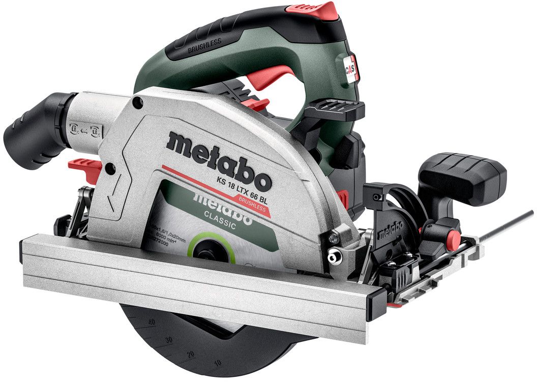 Akku-Handkreissäge KS 18 LTX 66 BL 18V, solo in metaBOX - Metabo Elektrowerkzeuge