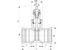 Schieber mit Steckmuffe Fig. 5050 DN 150 - Von Roll Armaturen