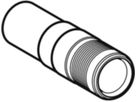 Übergang 20-18mm 651.693.00.1 auf Mapress, mit Einschub-und Steckende - Geberit-Push Fit-Formstücke