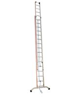 HB Seilzugleiter mit Wegrutschsicherung Typ 171, 2x12 Sprossen, L=3.63/6.15m - Garten
