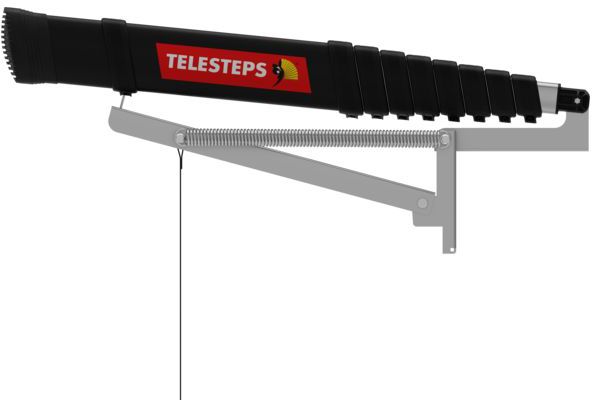 TELESTEPS Dachbodenleiter LOFT MINI 9 Höhe 2250-2450 mm , 9 Tritte , max 150 kg - Garten