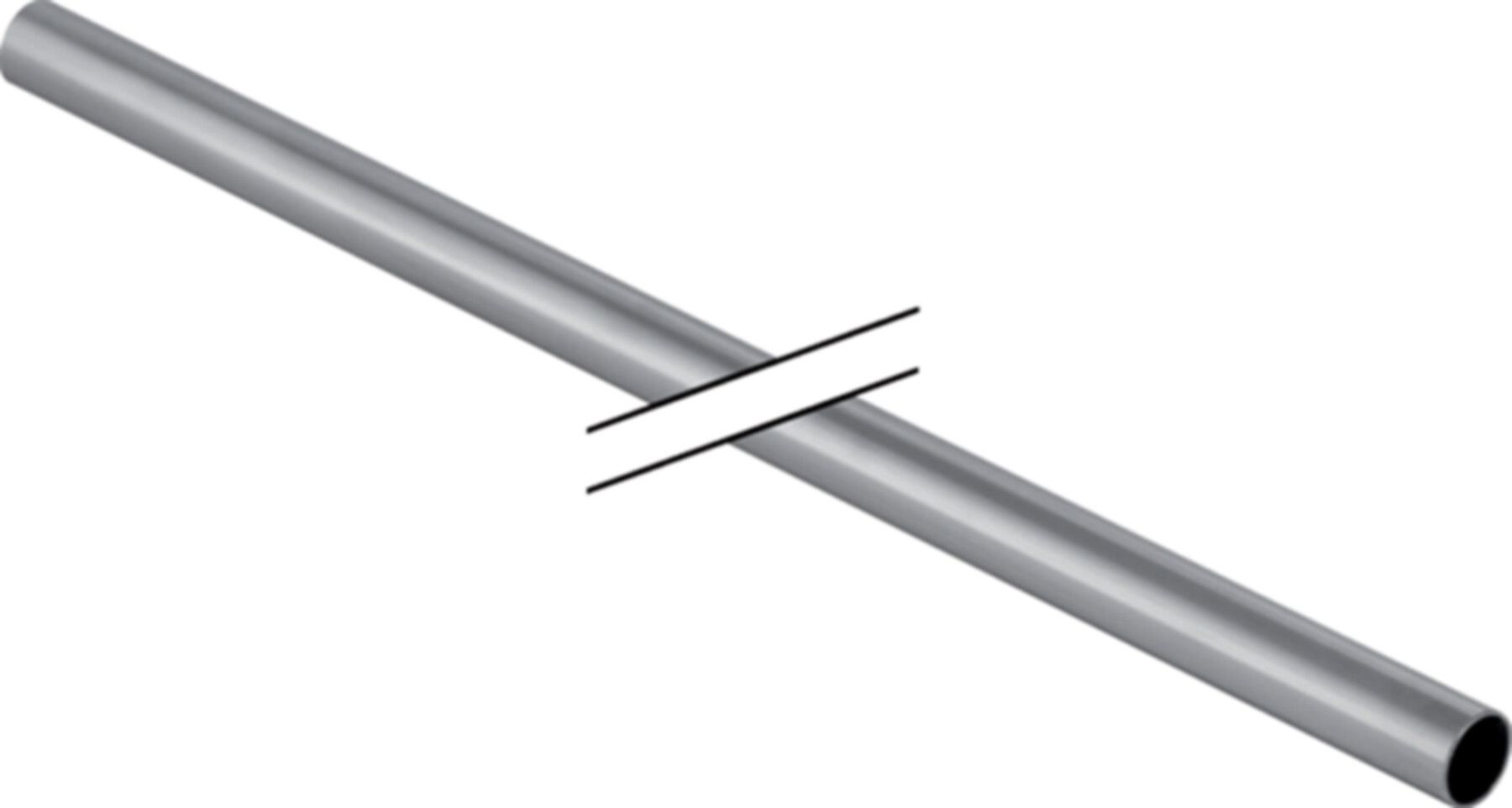Systemrohr Edelstahl 1.4401, Stange à 6m 22 x 1.2mm 39004 - Mapress-Sanitär-Presssystem-Rohre 1.4401