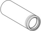 Wandklosett-Stutzen 366.887.16.1 d 90/ 90mm - Geberit-PE-Formstücke