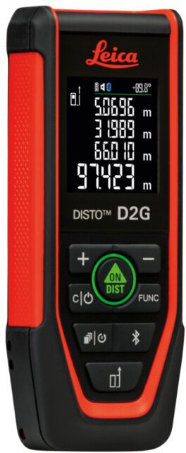 LEICA Disto D2G Lasermessung, 0.05-120m, +/-1.5mm, IP54 - Längenmessen