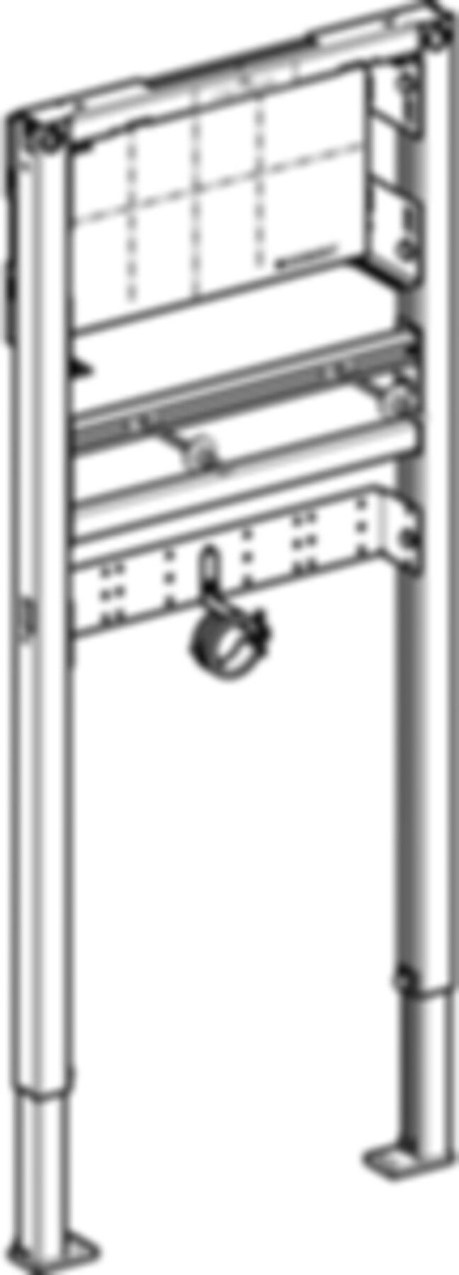 Waschtisch-Element für UP-Wandarmatur 130 cm 111.498.00.2 - Geberit-Duofix