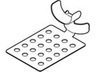 Befestigungsplatte Icestop-GMK-RC Karton à 50 Stk. 119.700.529 - Raychem Komponenten und Zubehör