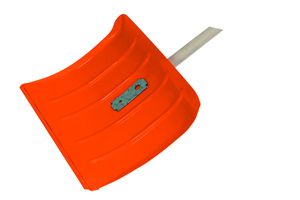 Schneeschieber Alu B= 500mm, verz. Stahlkante, mit Stiel - Bauwerkzeuge